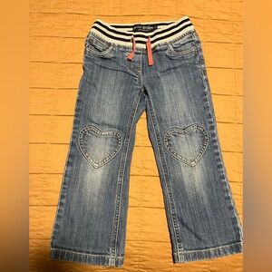 Mini Boden heart pocket jeans